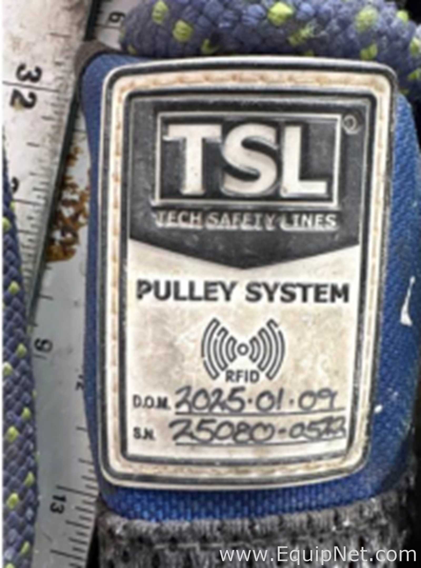 Approximately 6 Tech Safety Lines Inc 4-Feet 4 to 1 Pulley Assemblies