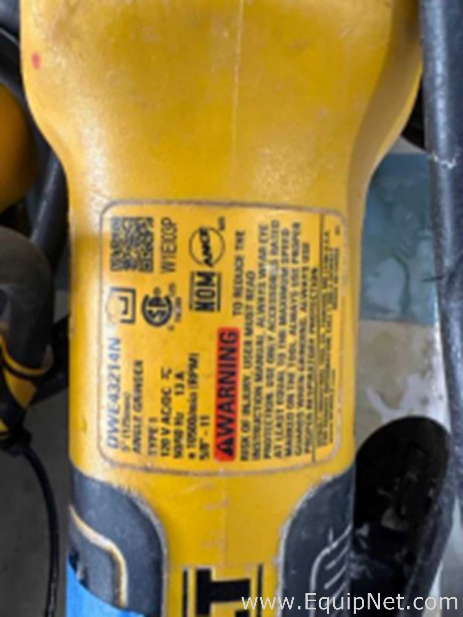 Approximately 15 Dewalt DWE43214N Brushless Angle Grinders
