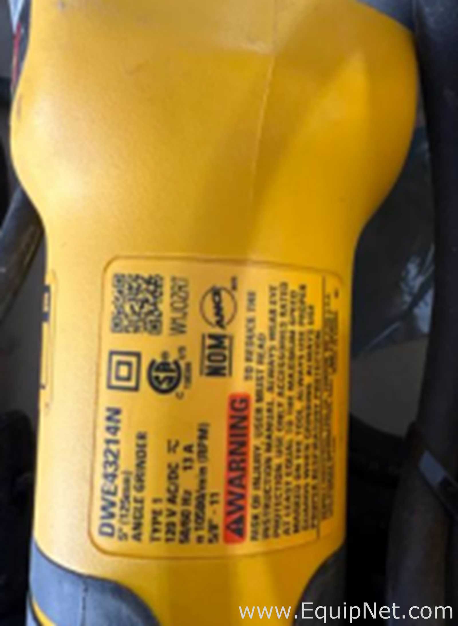 Approximately 15 Dewalt DWE43214N Brushless Angle Grinders