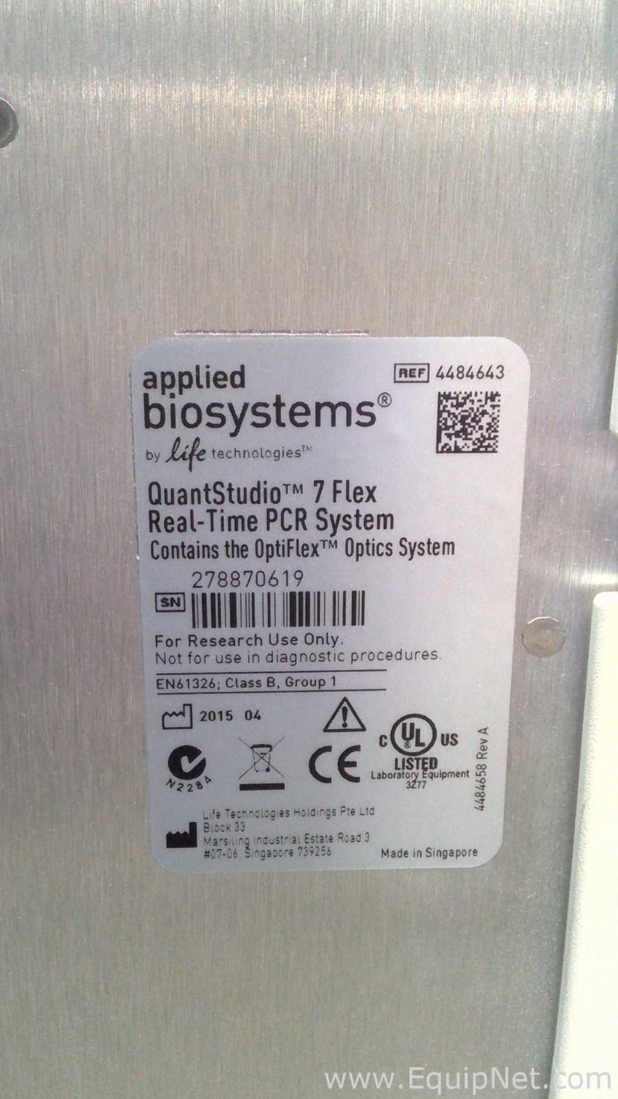 PCR y Termociclador Applied Biosystems QuantStudio 7 Flex