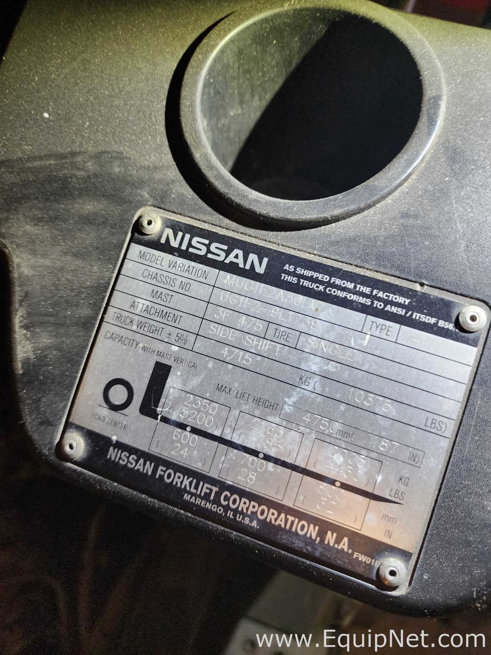 Nissan MUG1F2A25LV Forklift