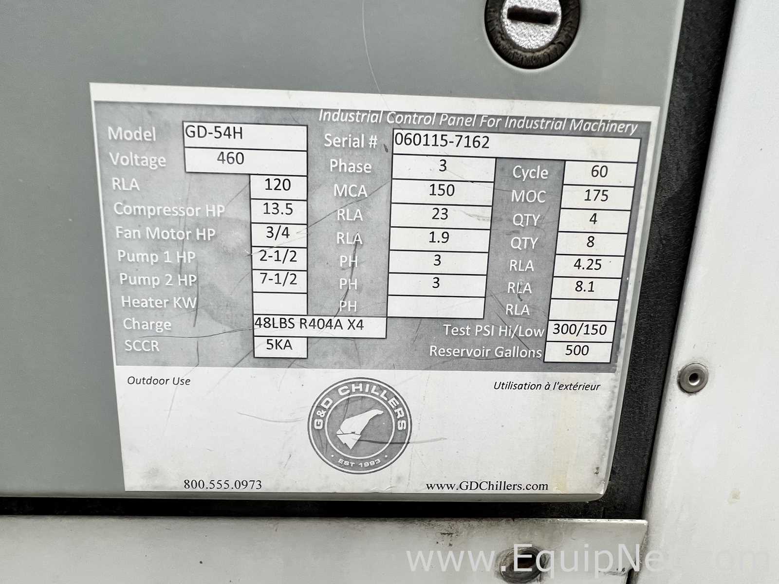 Enfriador Glycol GD-54H