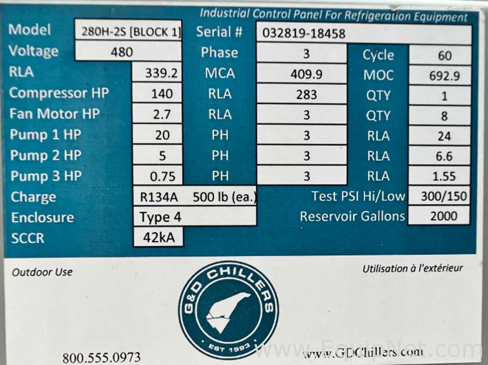 Enfriador Glycol 280H-2S [BLOCK 2]