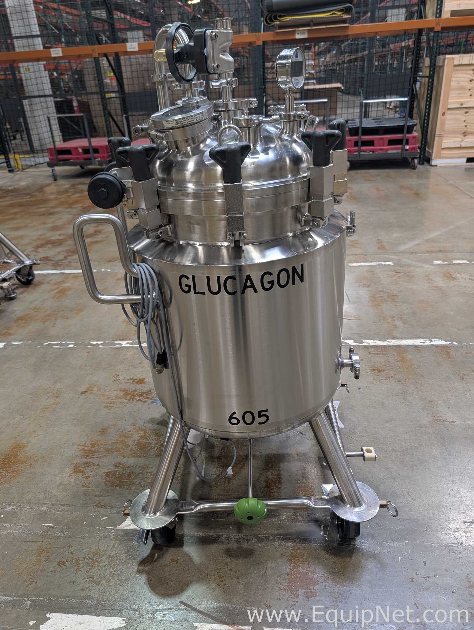 2010 Feldmeier 316L Stainless Steel 100 Liter Jacketed Pressure Vessel