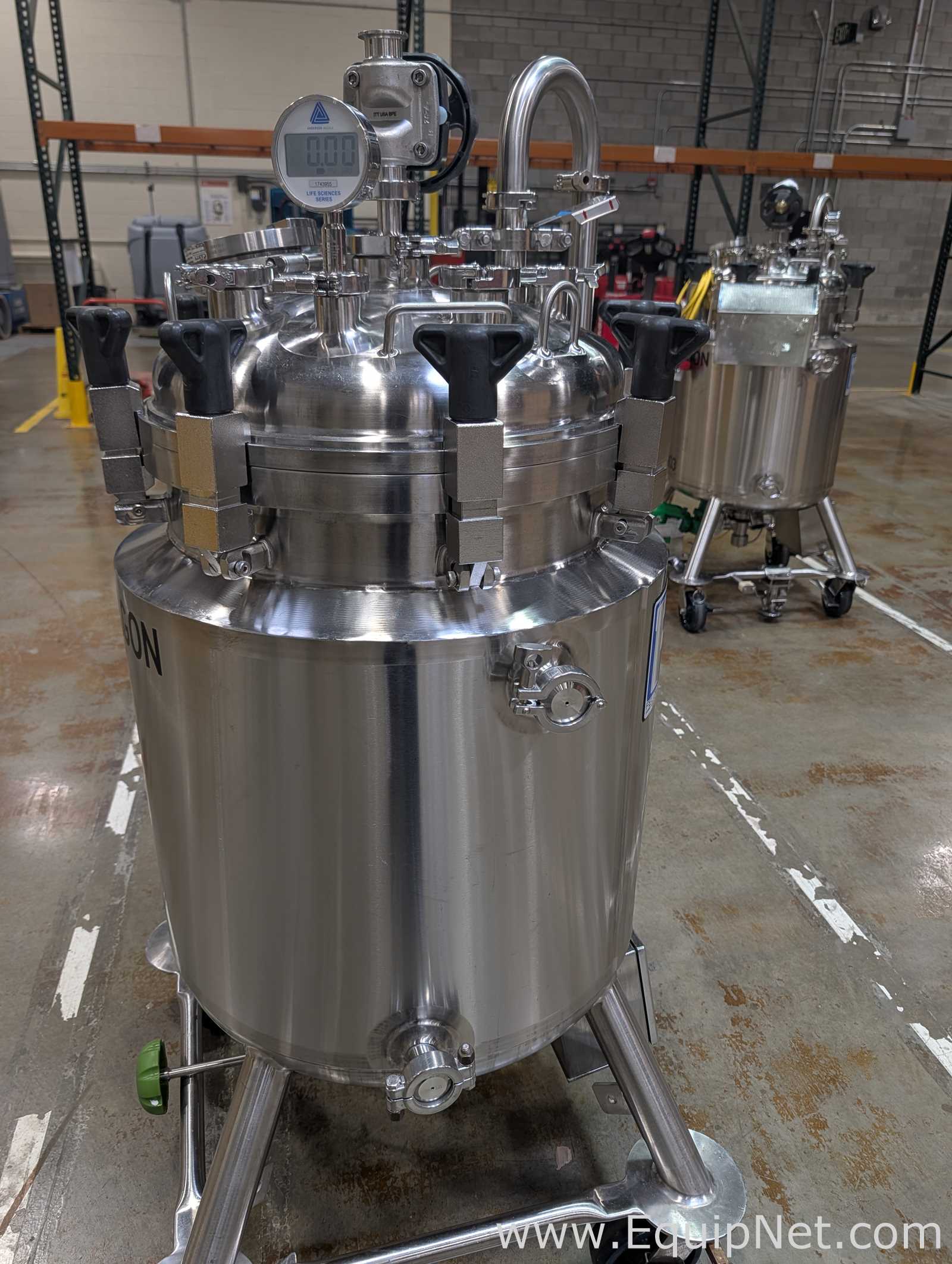 2010 Feldmeier 316L Stainless Steel 100 Liter Jacketed Pressure Vessel