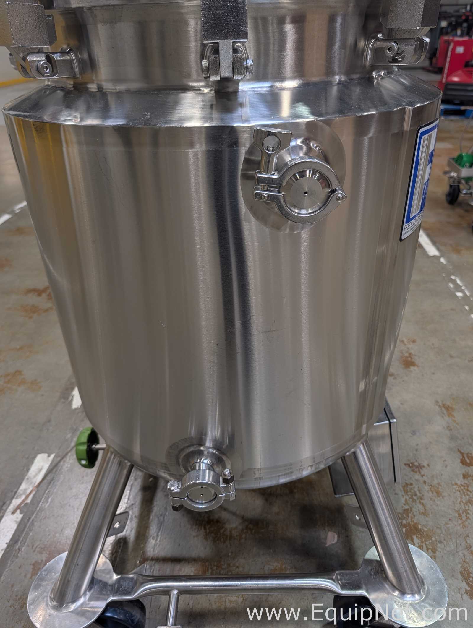 2010 Feldmeier 316L Stainless Steel 100 Liter Jacketed Pressure Vessel