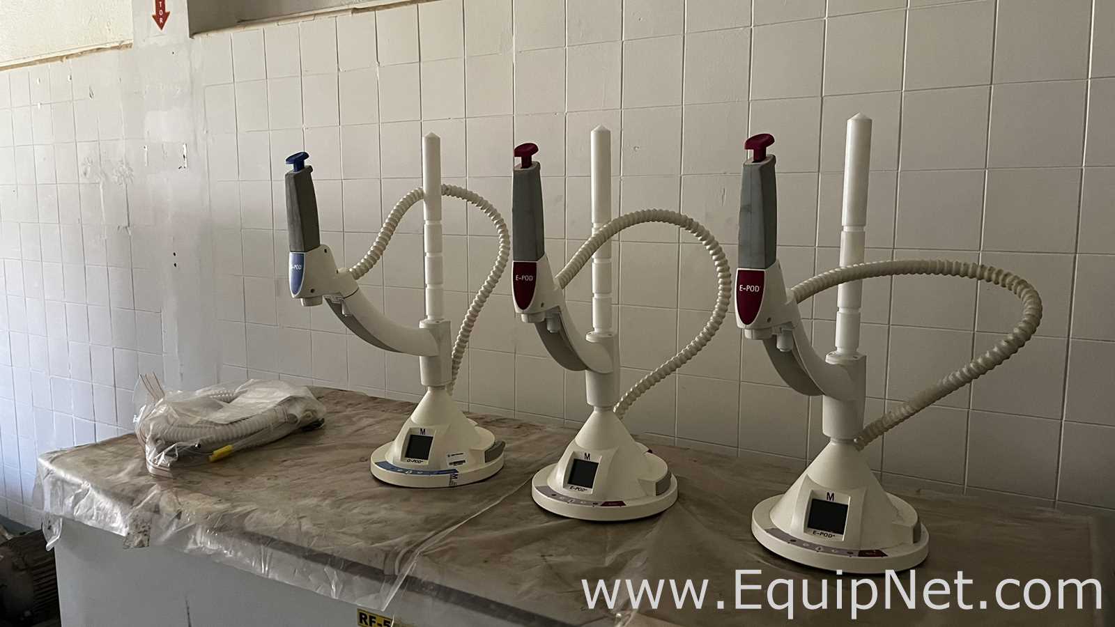 Set of Millipore E-Pod and Q-Pod Pure Water Dispenser