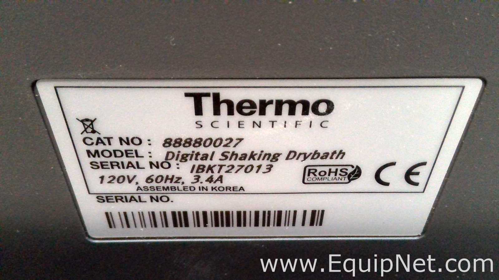 Lote de 2 Baño Seco / Bloque Caliente Thermo Scientific 