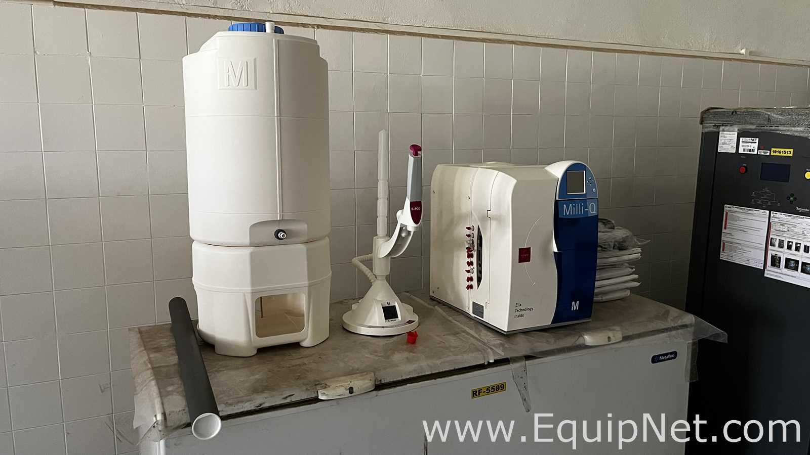 Millipore Milli-Q Integral 10 Water Purification System, E-Pod Pure Water Dispenser and 60 L Tank