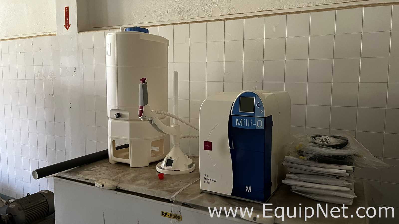 Millipore Milli-Q Integral 10 Water Purification System, E-Pod Pure Water Dispenser and 60 L Tank