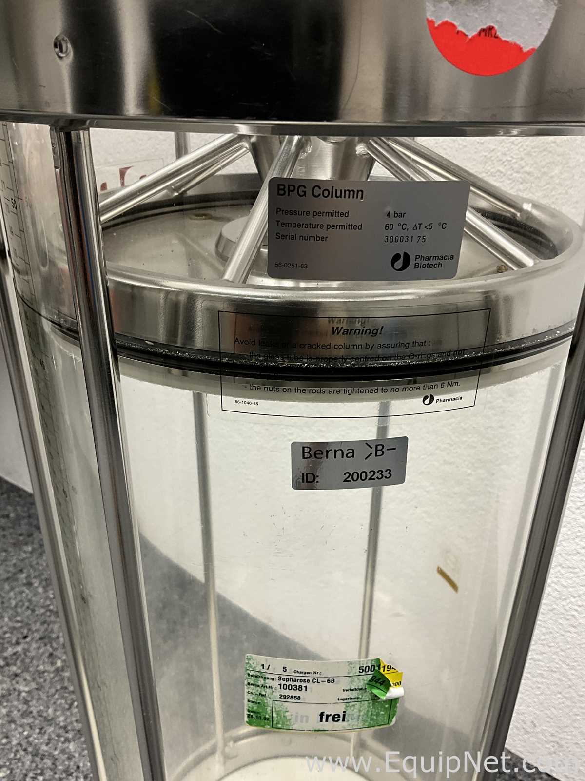 Amersham Pharmacia Biotech Inc BPG 300/750 Chromatography Column