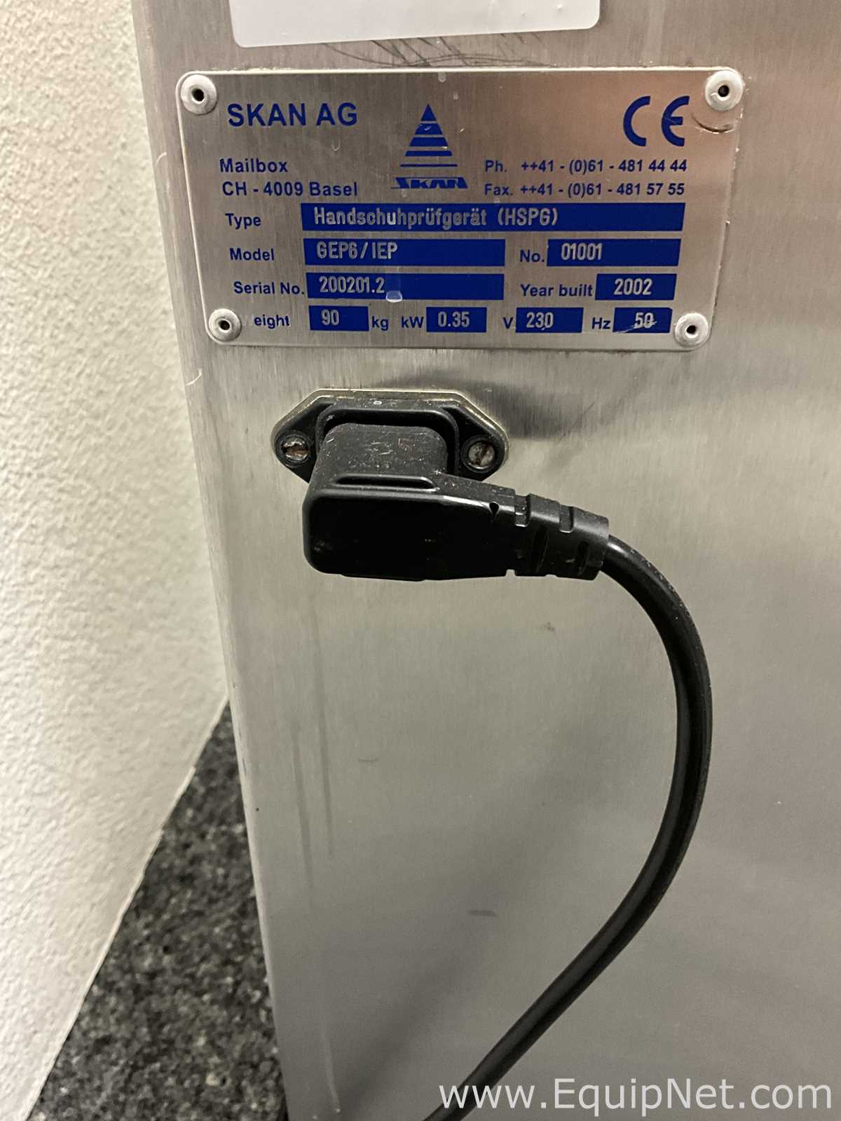 Skan AG HSPG Glove Leak Tester