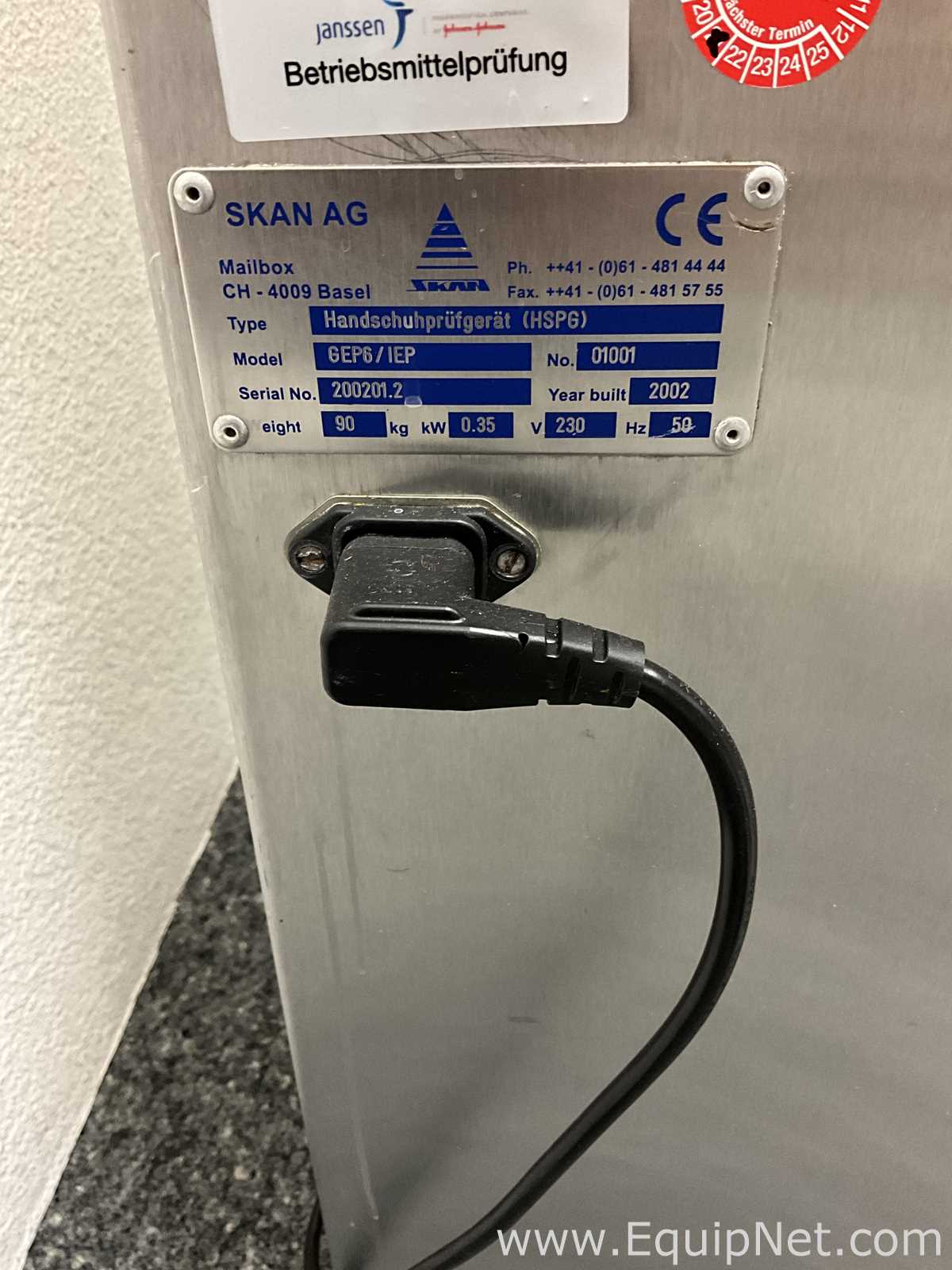 Skan AG HSPG Glove Leak Tester