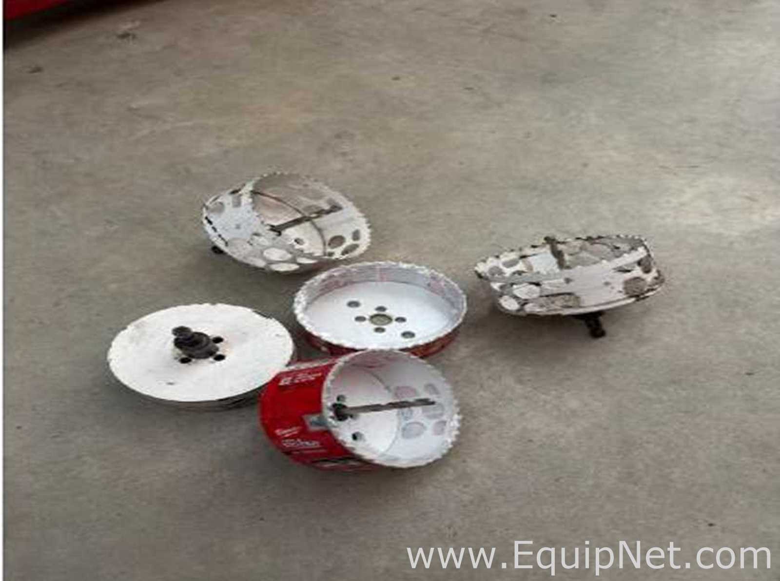 Miscellaneous Lot of Various-Sized Hole Saws