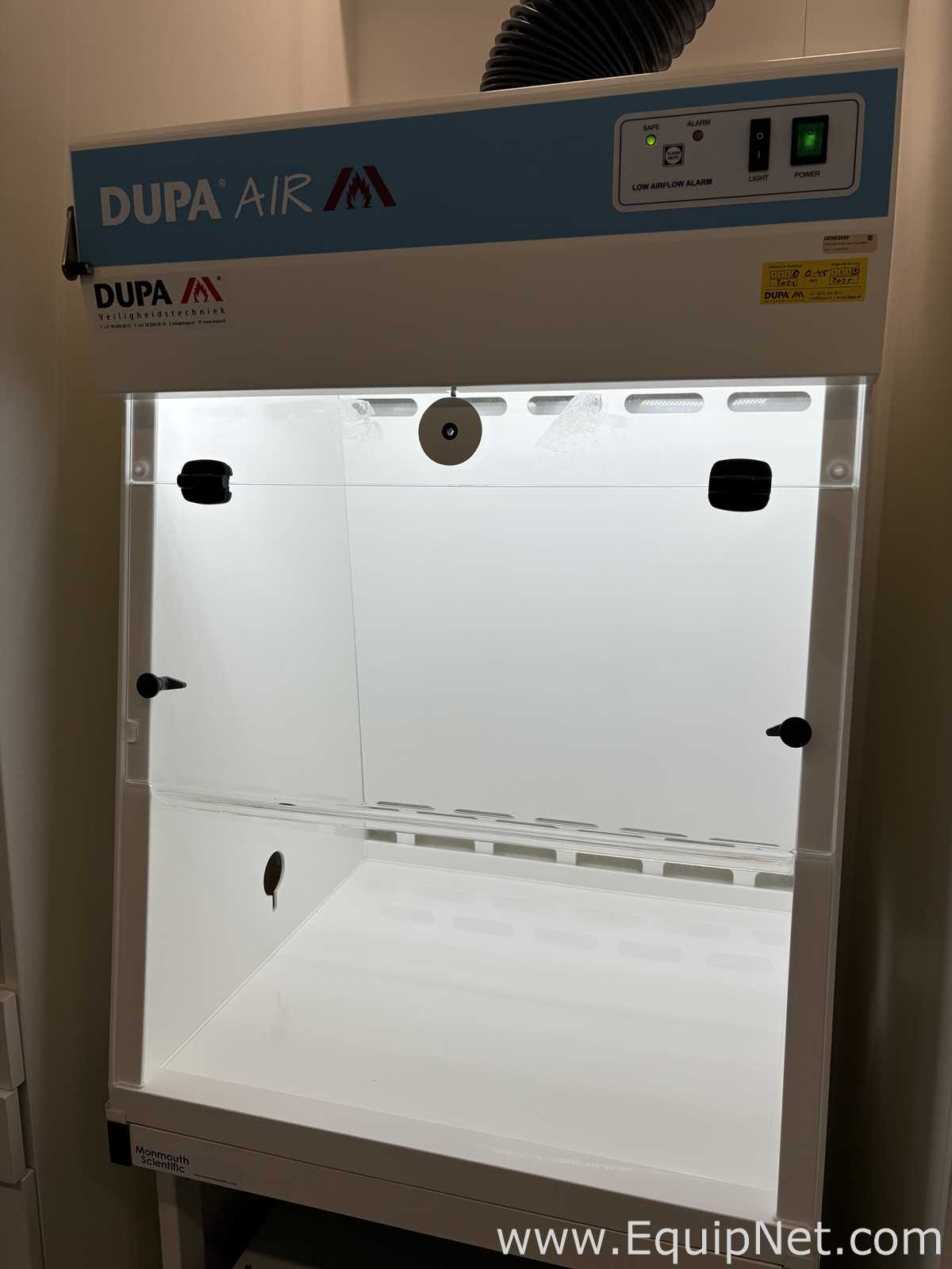 Campana de Ventilación y Flujo Dupa Veiligheidstechniek Dupa Air Fume Hood