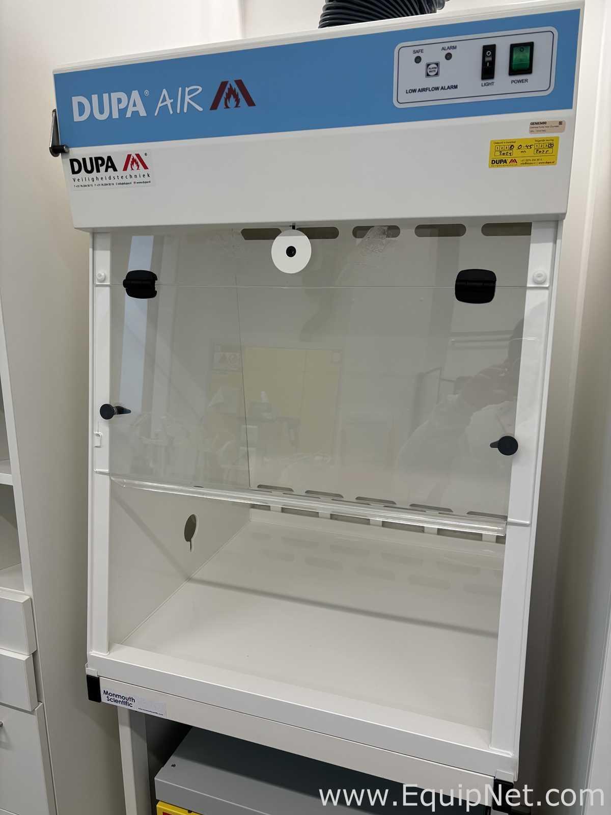 Campana de Ventilación y Flujo Dupa Veiligheidstechniek Dupa Air Fume Hood