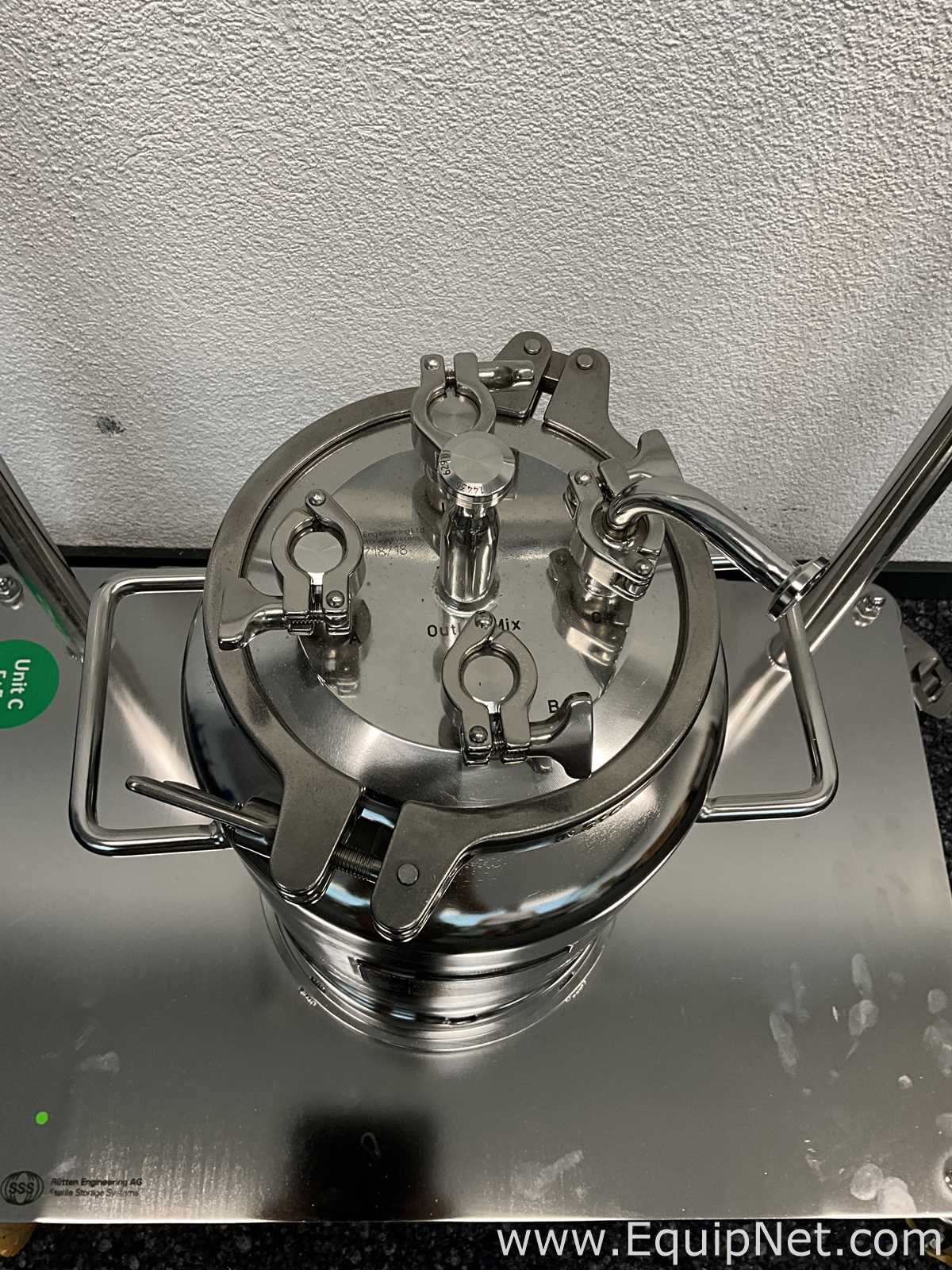 Tanque - Vaso de Pressão Rutten Engineering EB-1250-00. Sem Uso