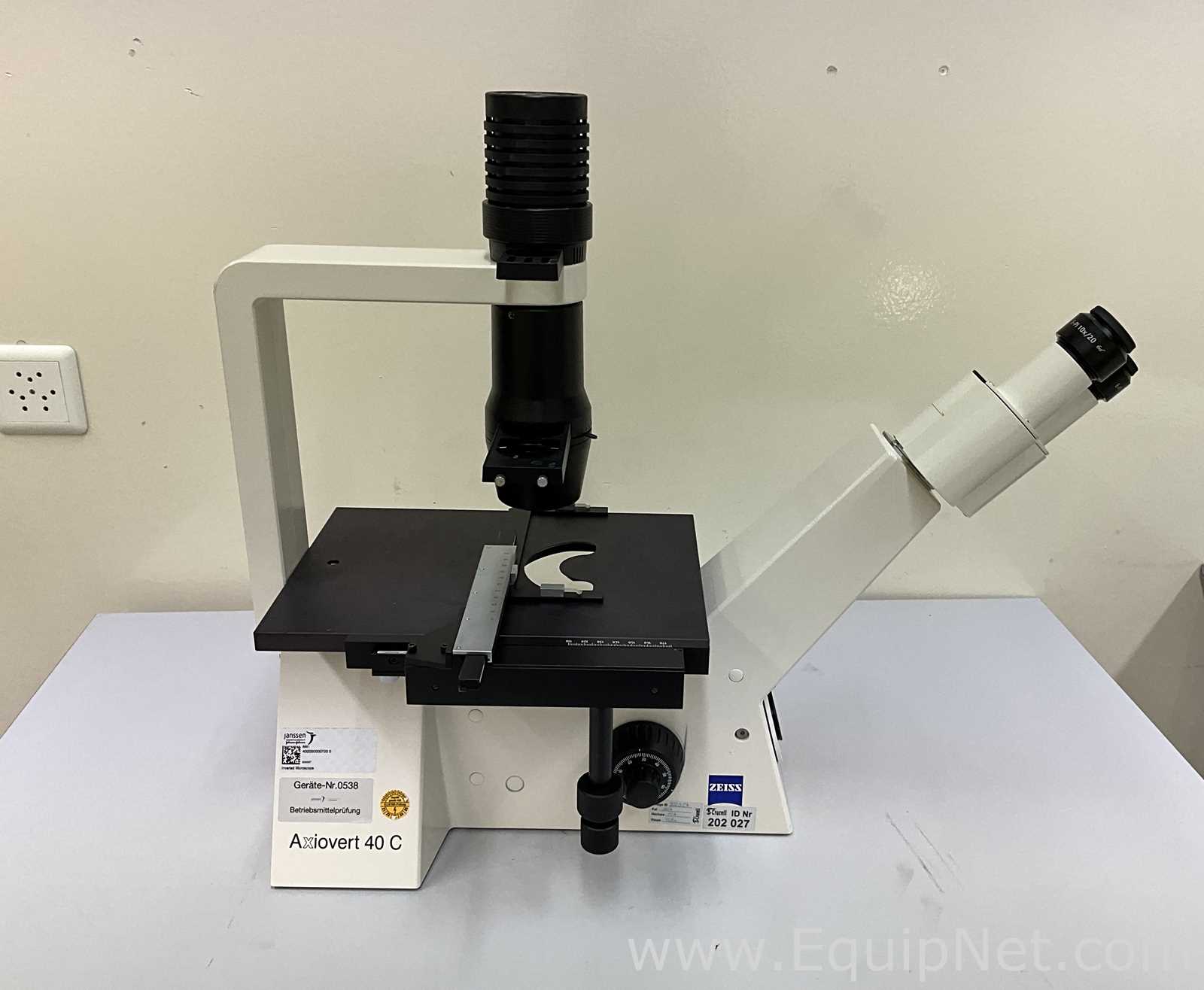 Microscopio Carl Zeiss Microimaging GmbH Axiovert 40 C