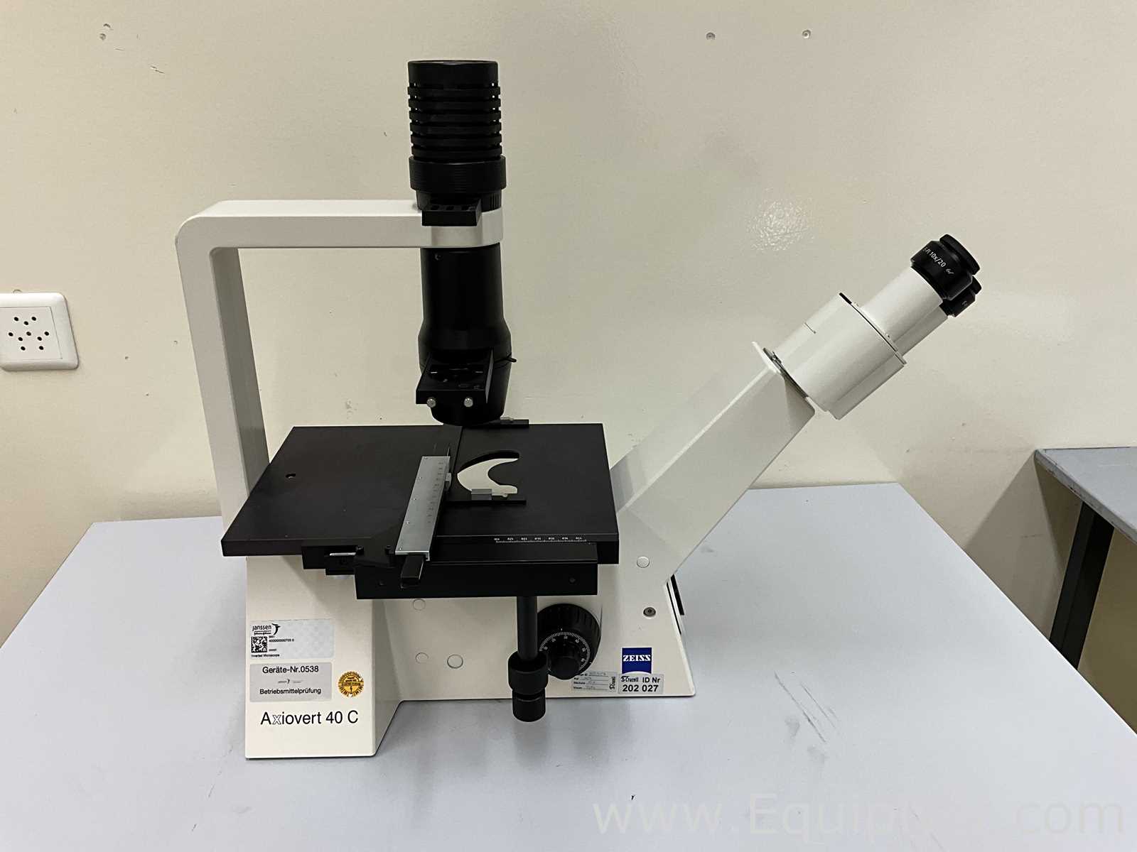 Microscopio Carl Zeiss Microimaging GmbH Axiovert 40 C