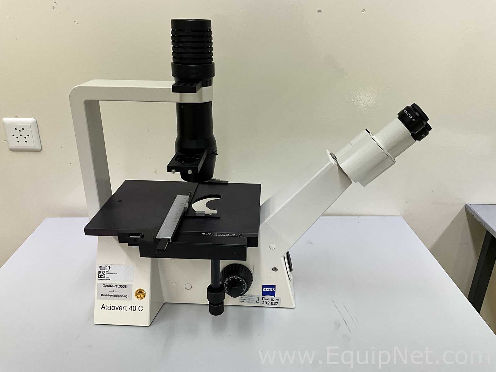 Microscopio Carl Zeiss Microimaging GmbH Axiovert 40 C