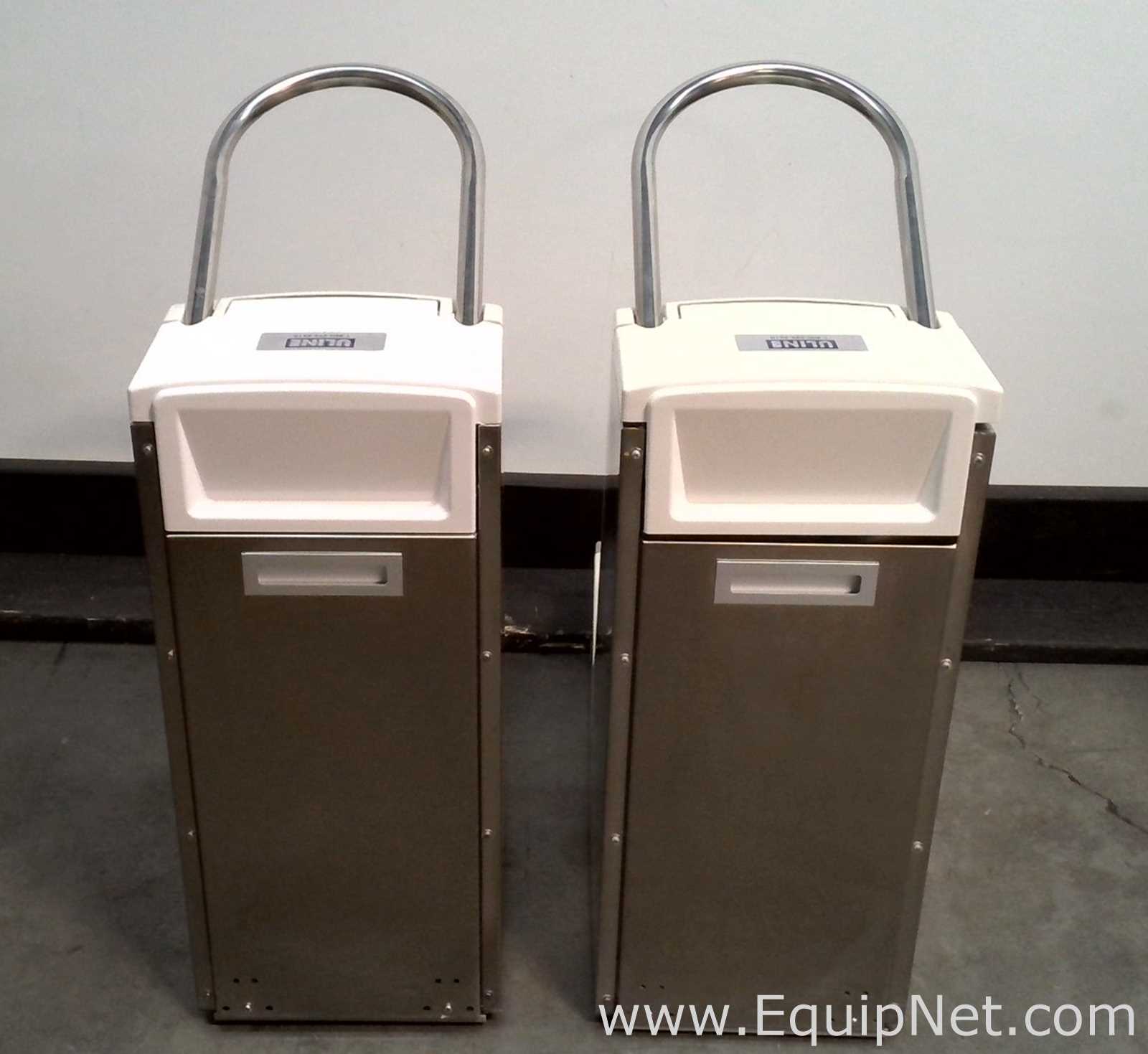 Lot of 2 BootieButler Manual Shoe Cover Dispenser
