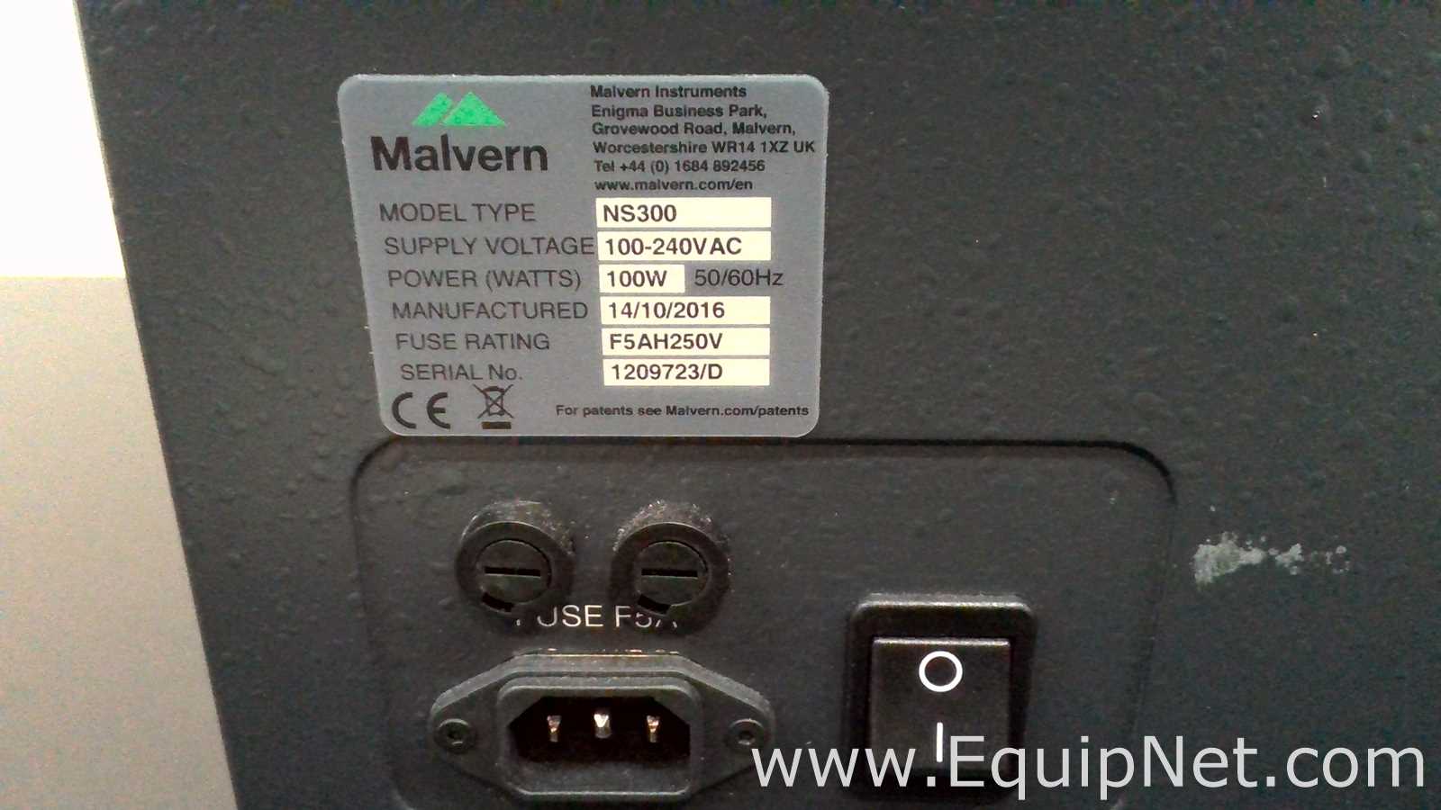 Malvern Instruments Inc. NS300 Particle Sizer