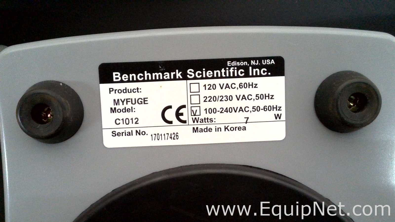 lote de  5 Centrífuga para Laboratórios Benchmark Scientific Inc. myFuge C1012