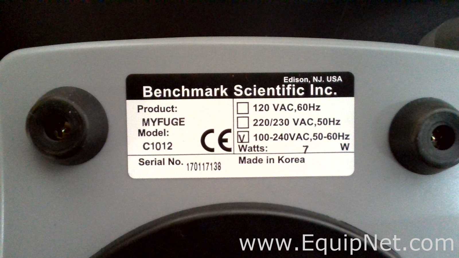 lote de  5 Centrífuga para Laboratórios Benchmark Scientific Inc. myFuge C1012
