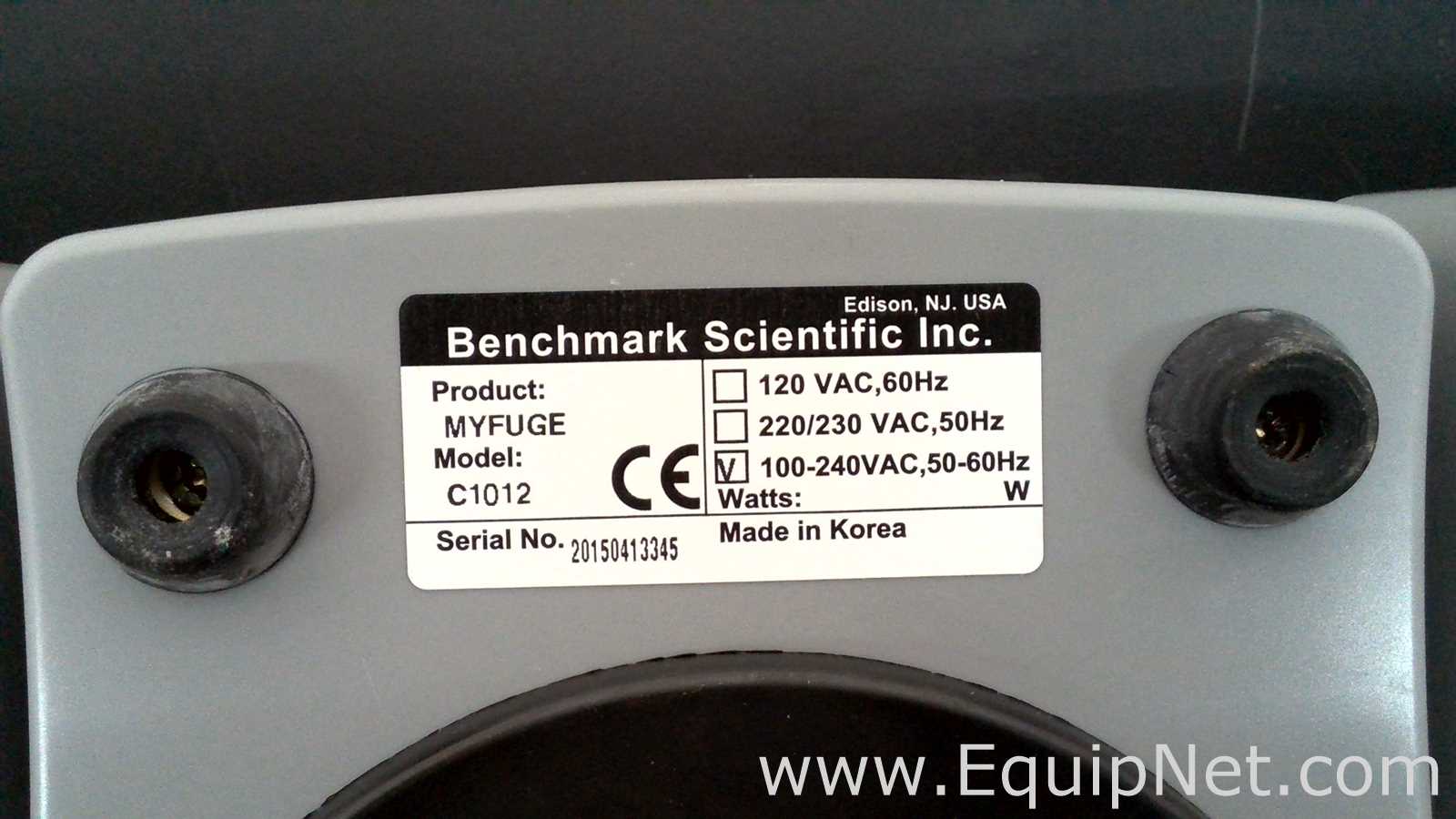 lote de  6 Centrífuga para Laboratórios Benchmark Scientific Inc. myFuge C1012