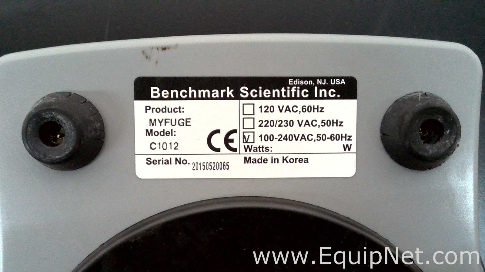 lote de  6 Centrífuga para Laboratórios Benchmark Scientific Inc. myFuge C1012