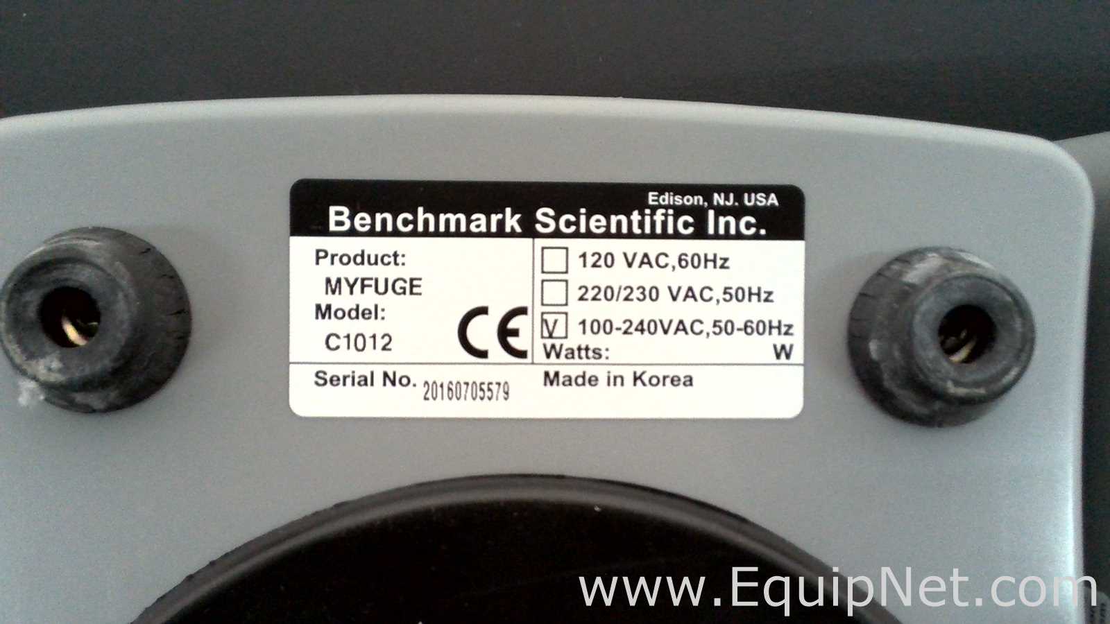 lote de  6 Centrífuga para Laboratórios Benchmark Scientific Inc. myFuge C1012