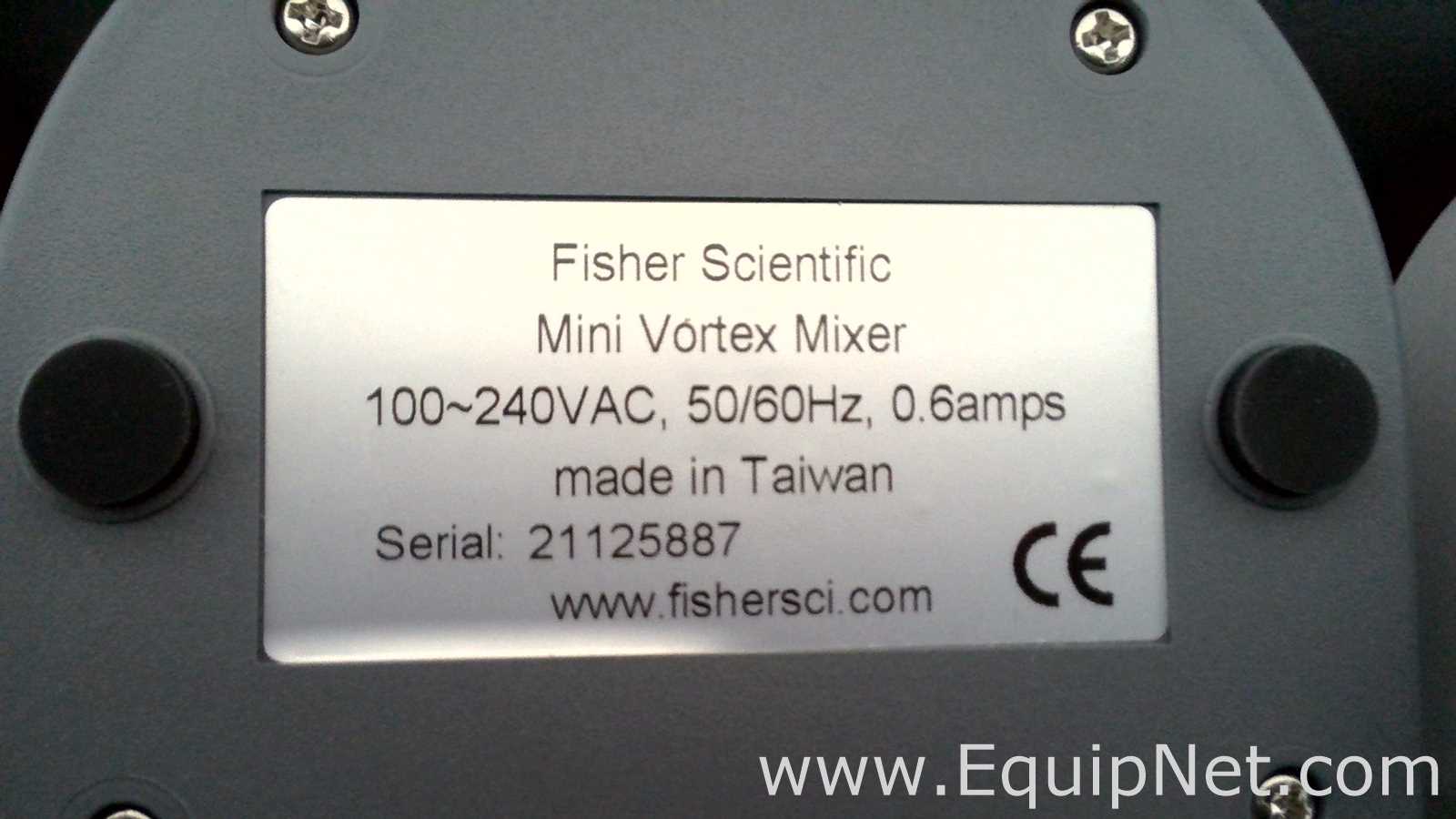 Lote de 6 Mezclador de Laboratorio Fisherbrand Mini Vortex Mixer