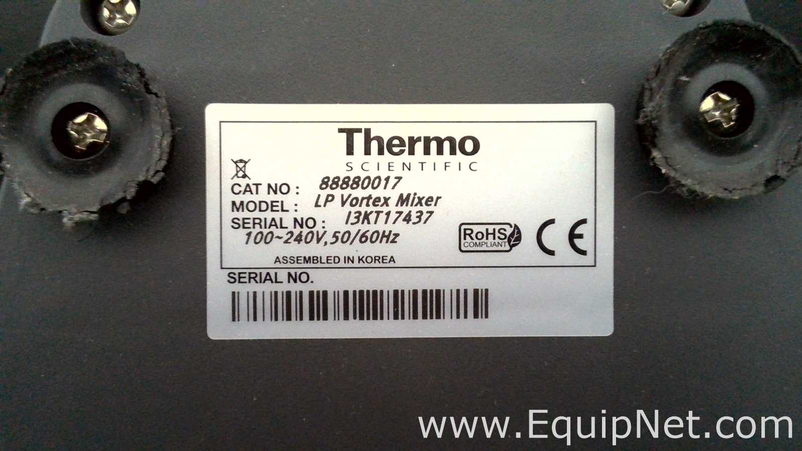lote de  3 Misturador para Laboratórios Thermo Scientific LP Vortex Mixer