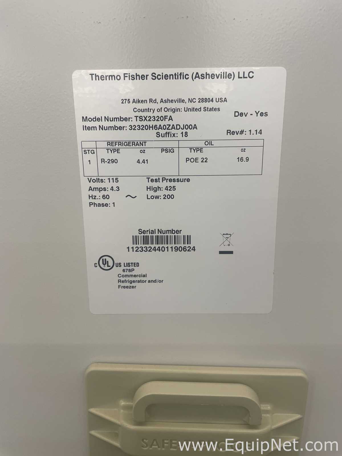 Congelador Thermo Fisher Scientific TSX2320FA