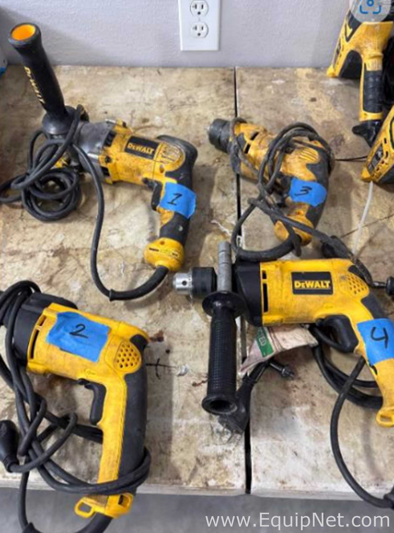 Approximately 7 DeWalt DW511 1/2-inch Hammer Drills