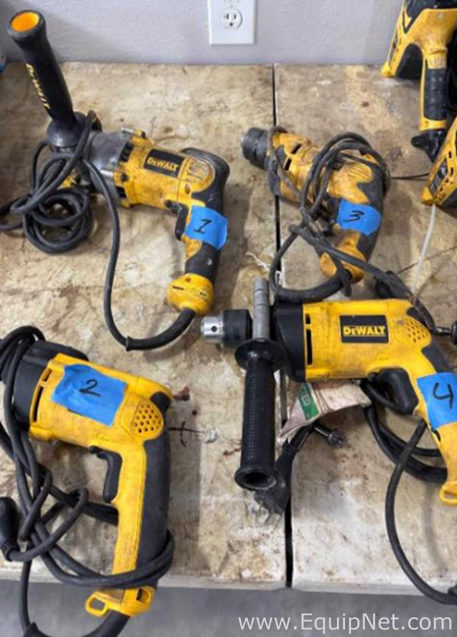 Approximately 7 DeWalt DW511 1/2-inch Hammer Drills