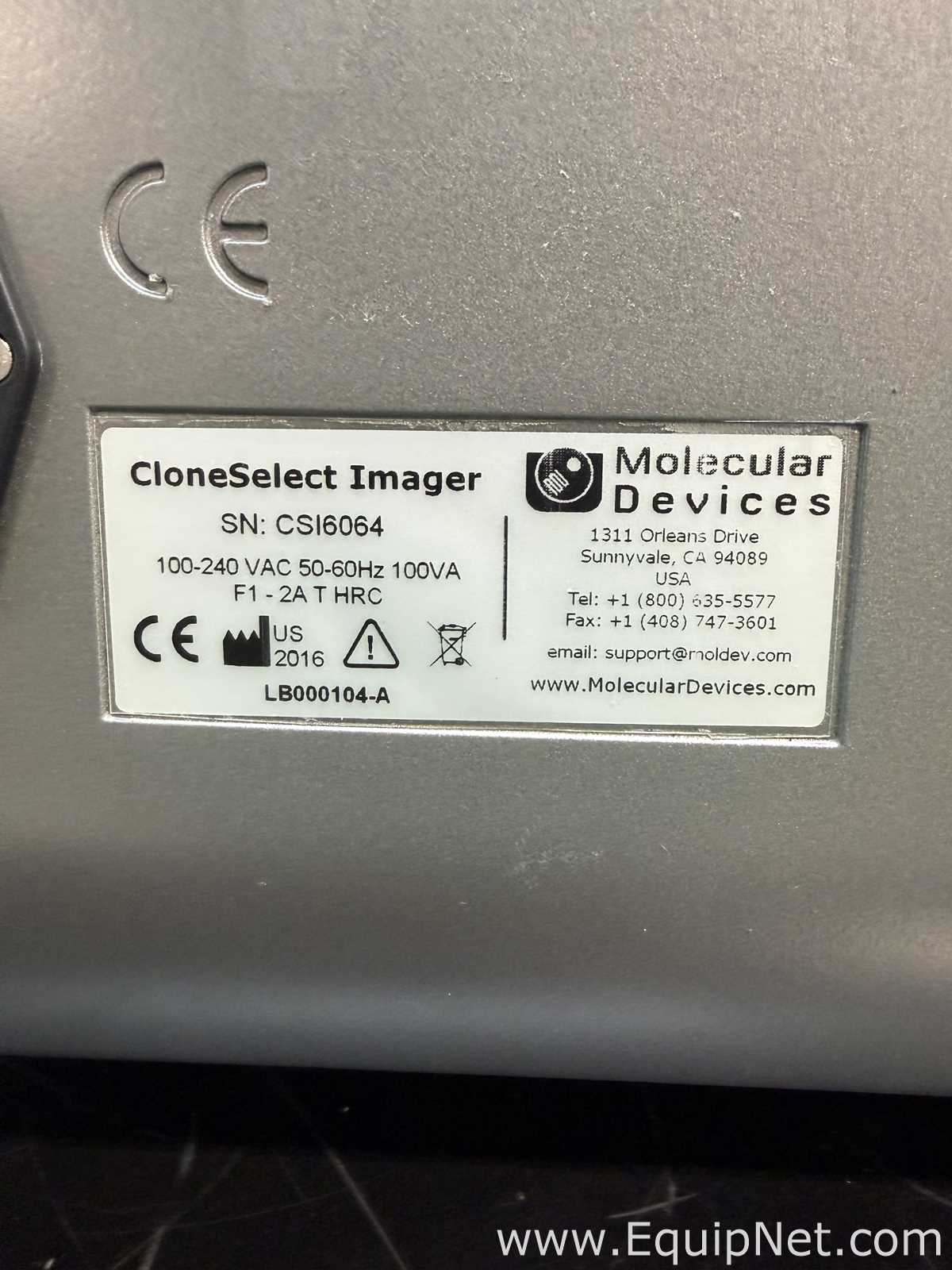 Molecular Devices Cloneselect Imager With Lumencor Sola Light Engine
