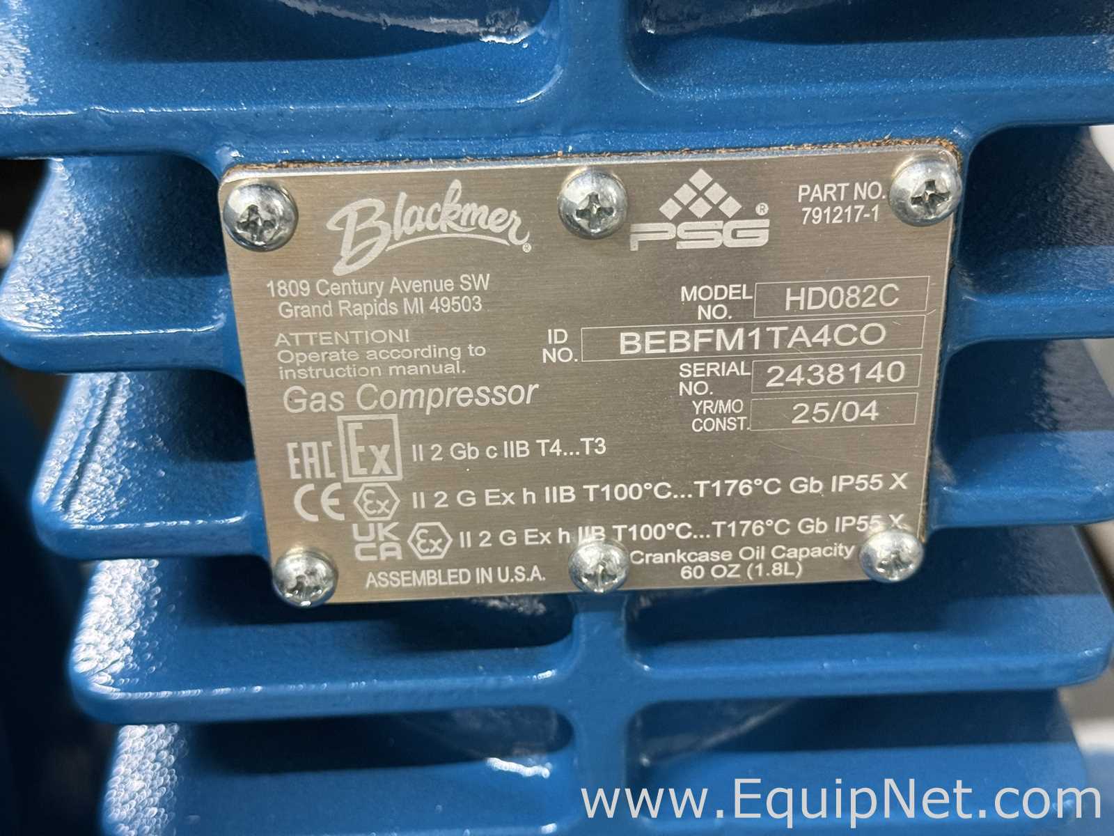 Compressores Diversos Blackmer  Blackmer HD082C + HDL322C
