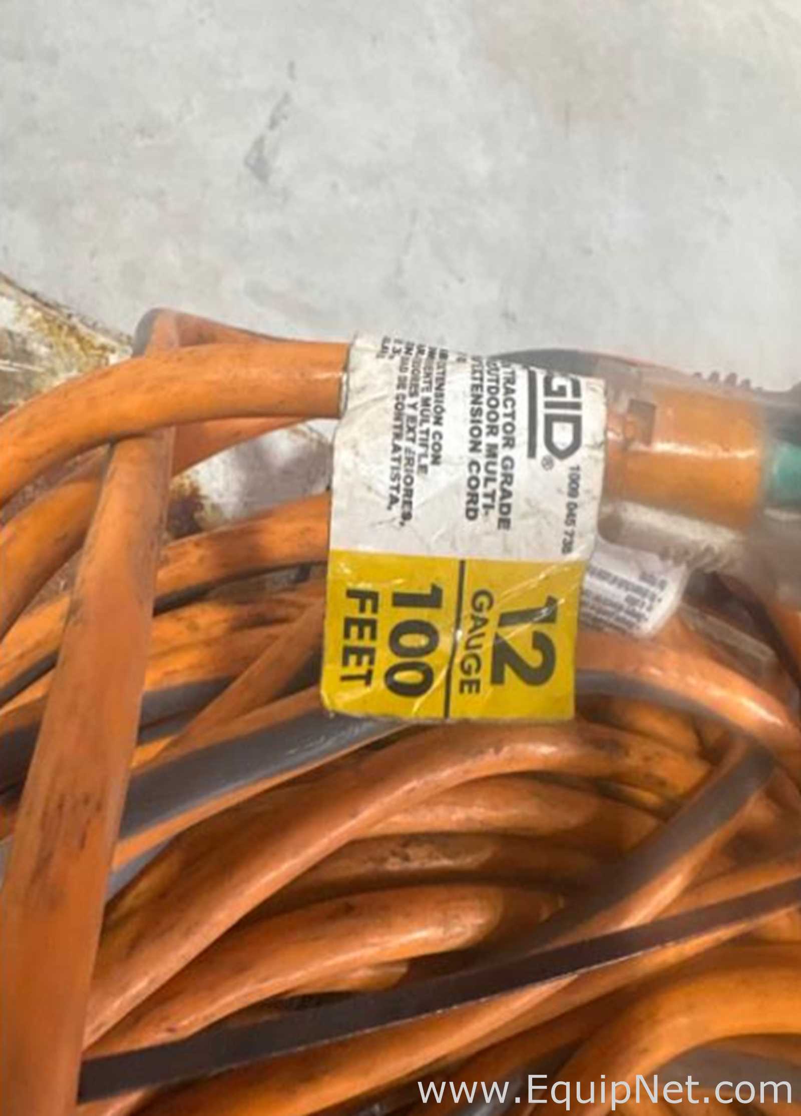 Approximately 9 100-Feet 12-Gauge Power Cord Extensions