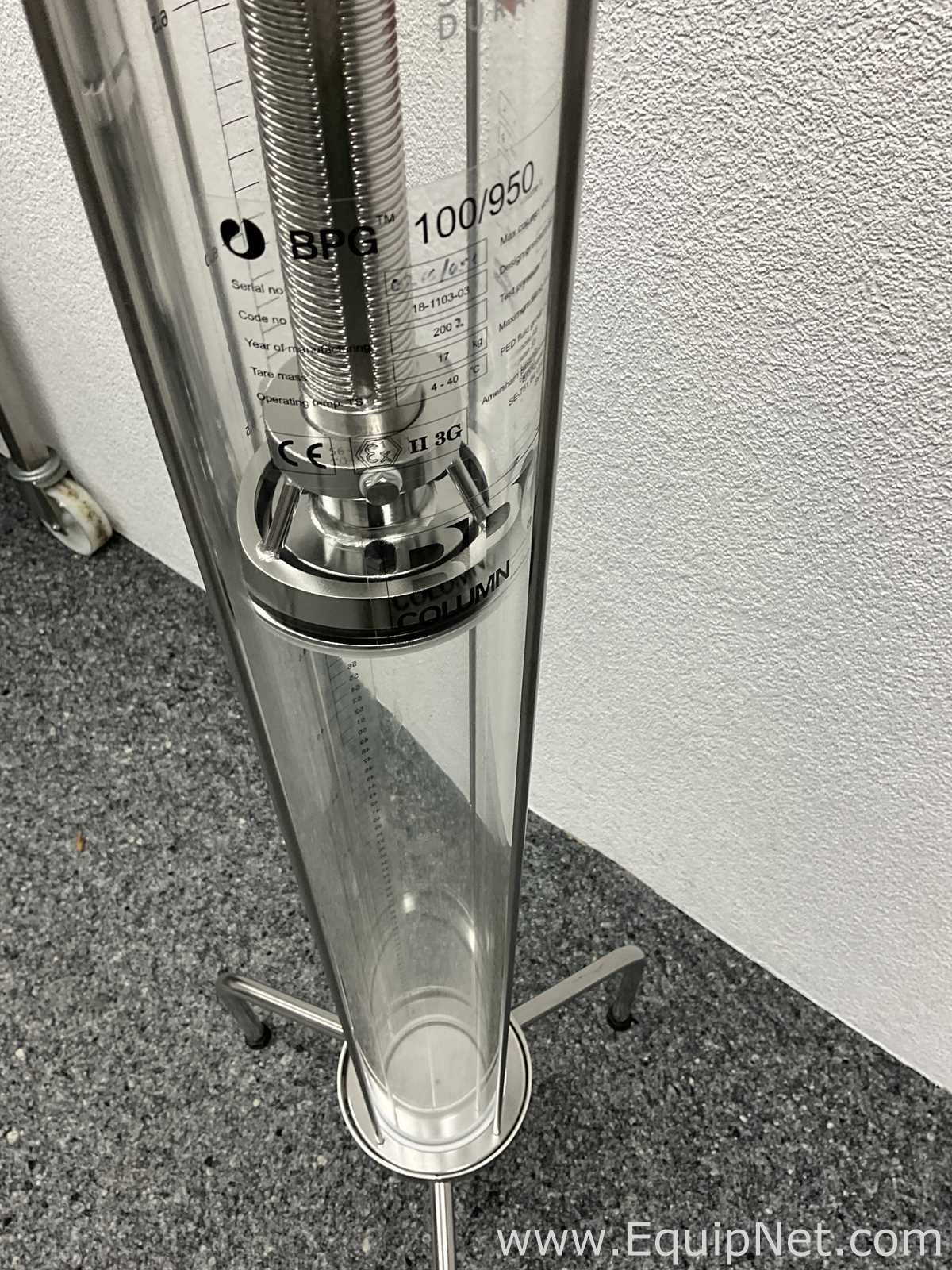 Amersham Pharmacia Biotech Inc BPG 100/950 8 Litre Chromatography Column