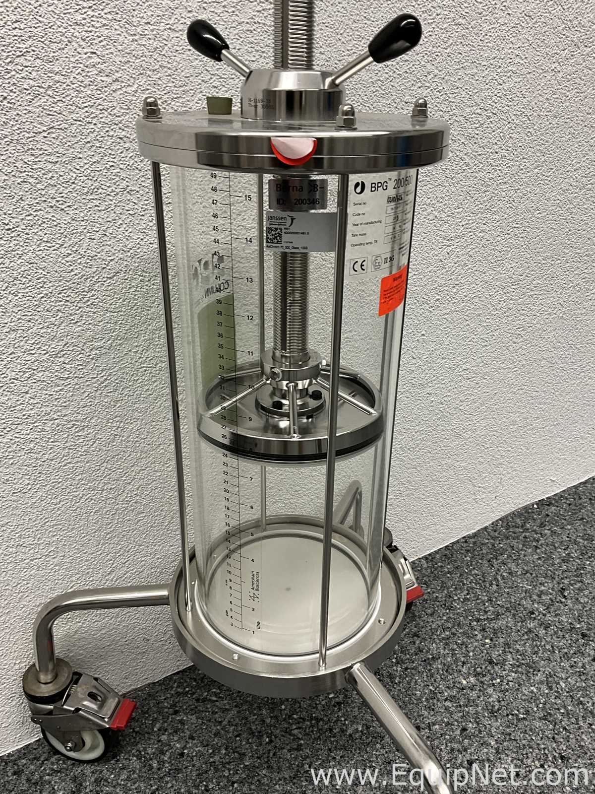 Amersham Pharmacia Biotech Inc BPG 200/500 16 Litre Chromatography Column