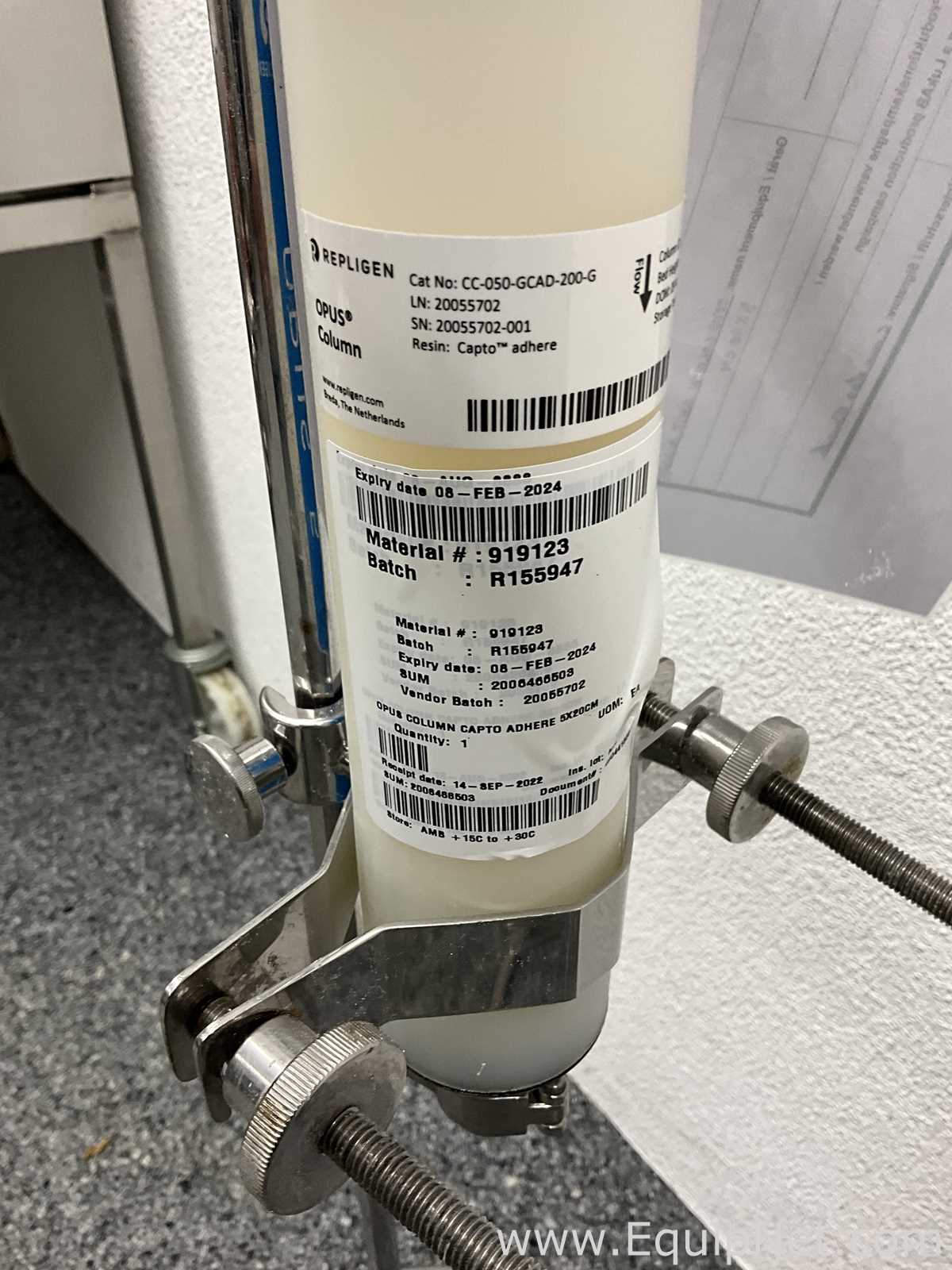Lot of 2 Repligen OPUS Column Chromatography Columns