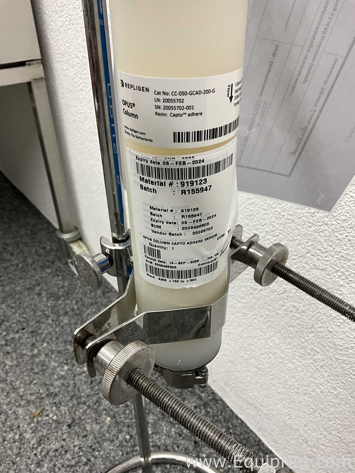Lot of 2 Repligen OPUS Column Chromatography Columns