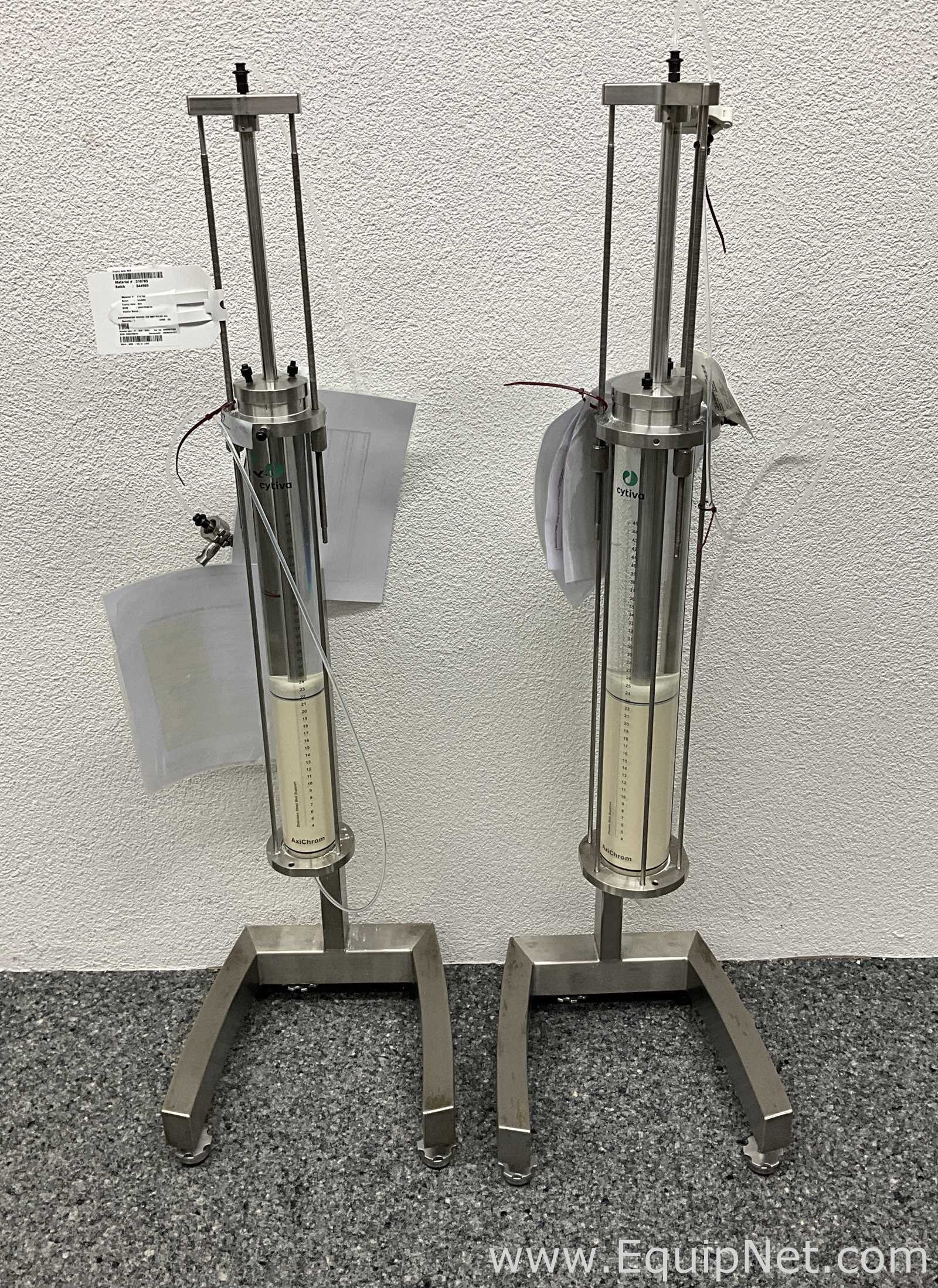 Lot of 2 Cytiva AxiChrom 70/300 and 50/300 Chromatography Columns