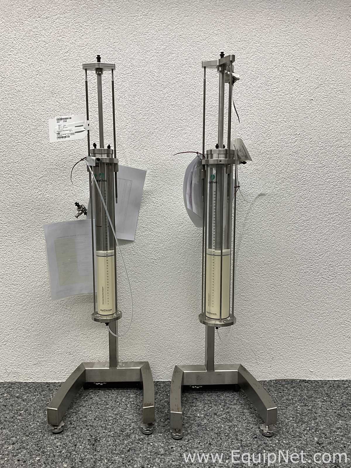 Lot of 2 Cytiva AxiChrom 70/300 and 50/300 Chromatography Columns