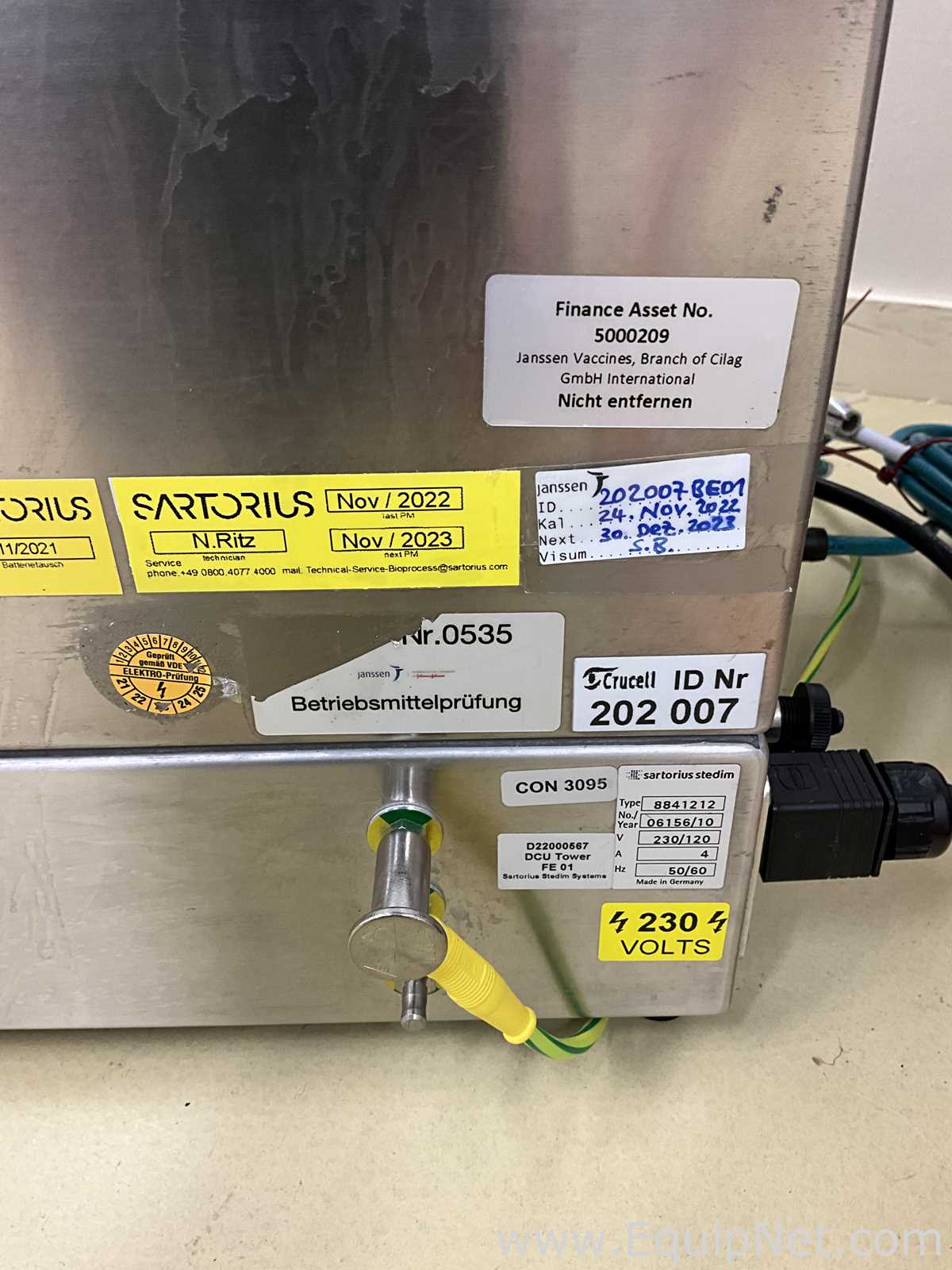 Reator Biológico Sartorius Stedim Biostat B-DCU II