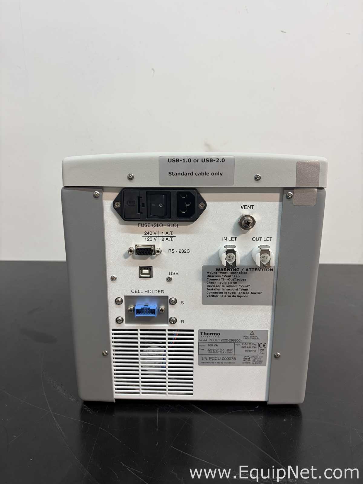Thermo Scientific 222-288800 PCCU1 Peltier Control and Cooling Unit