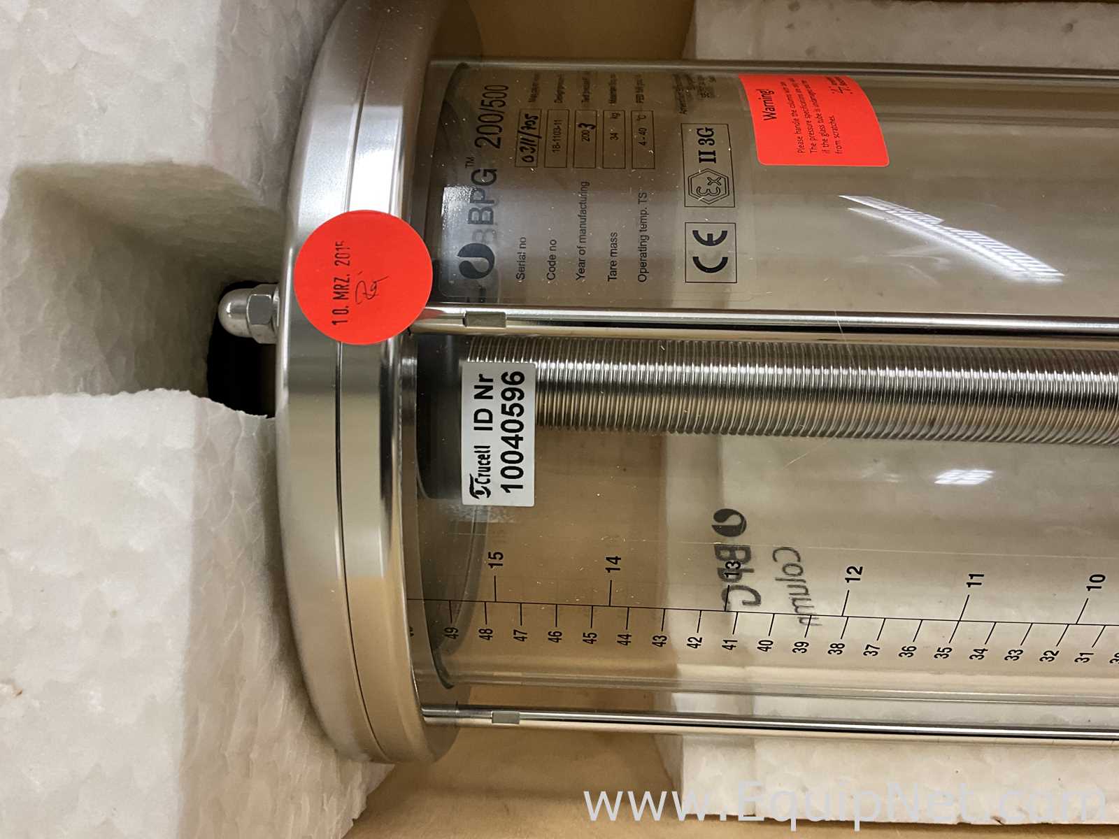 lote de  3 Coluna de Cromatografia Amersham Pharmacia Biotech Inc BPG 200/500
