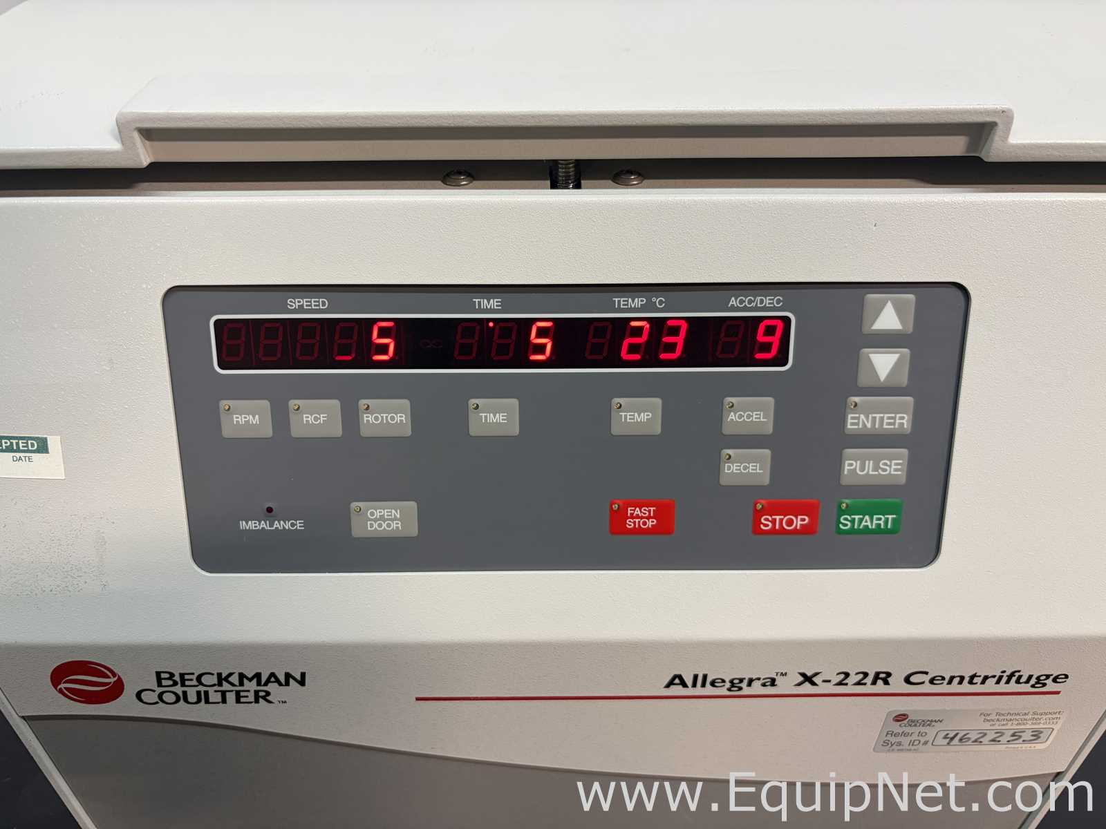 Centrífuga para laboratorio Beckman Coulter Allegra X-22R