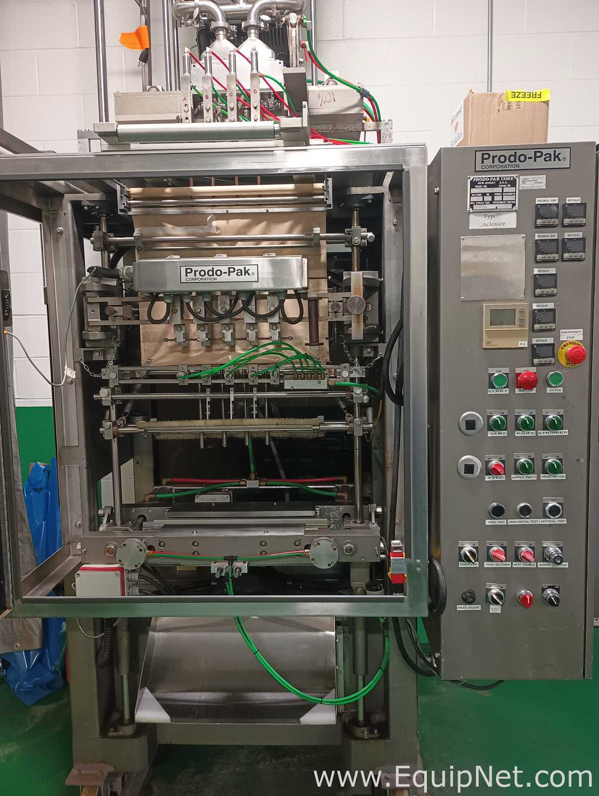 Prodo Pak PV215CSW4 Vertical Form Fill Seal Machine